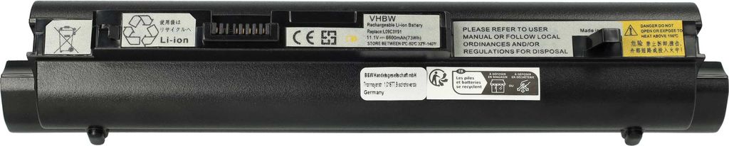 vhbw Akku Ersatz für Lenovo 55Y9382, L09C3B12, L09C3B11, Produktbild 