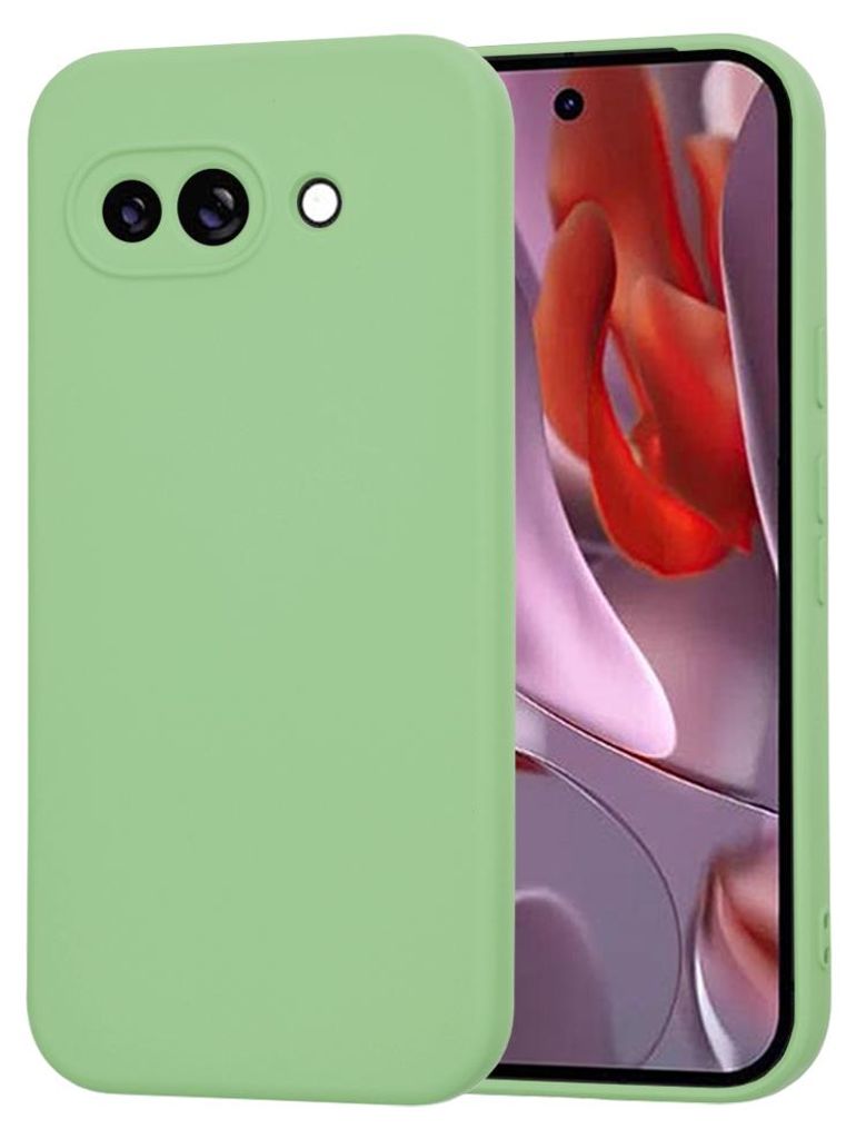 Techsuit Soft Flex Silikon Back Cover Hülle für Google Pixel 9a - Mintgrün