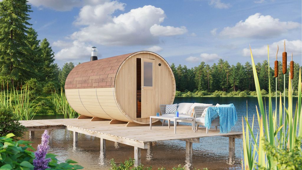 Fjordholz Fass-Sauna Niklas
