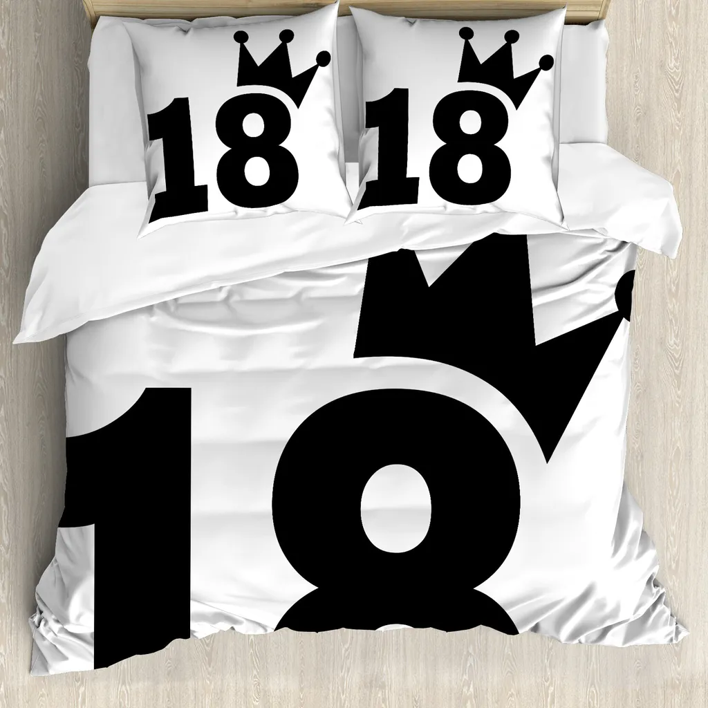 Set Letto 18 Anni ABAKUHAUS 200x200 - Antiacaro e Senza Stiro - 1