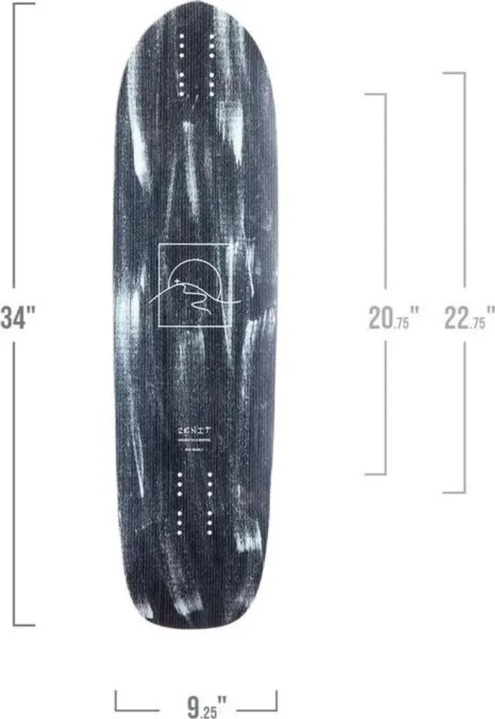 Deck de Skateboard Polyvalent Zenit Mini Marble SK V2 en Érable