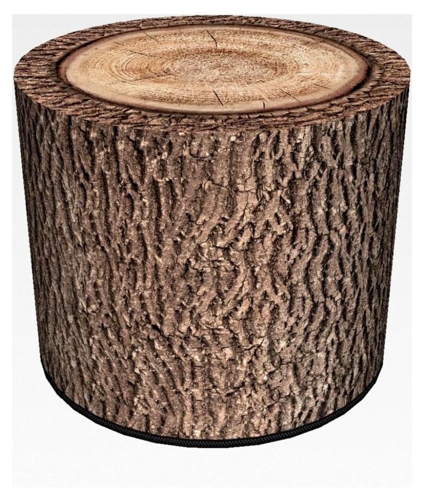 Sitzhocker Pouf für Balkon und Garten, wetterfest, 40 x 40 cm, runder Sitzpouf mit abnehmbarem, waschbarem Bezug