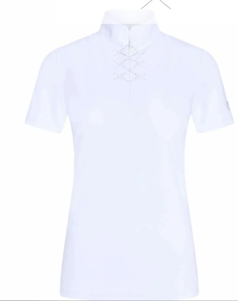 Chemise équitation femme respirante blanc Imperial Riding IRHVictoria