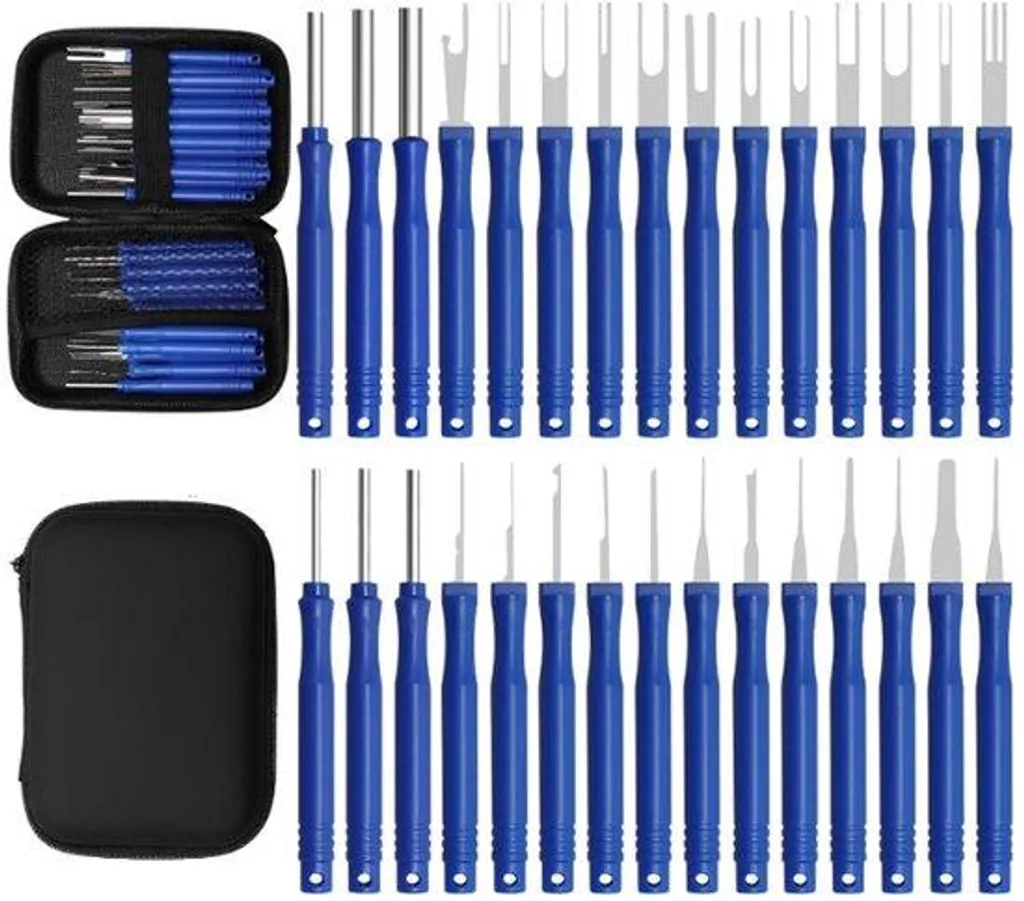 Pince de démontage multi-usage avec bec fin pour connecteurs de câbles