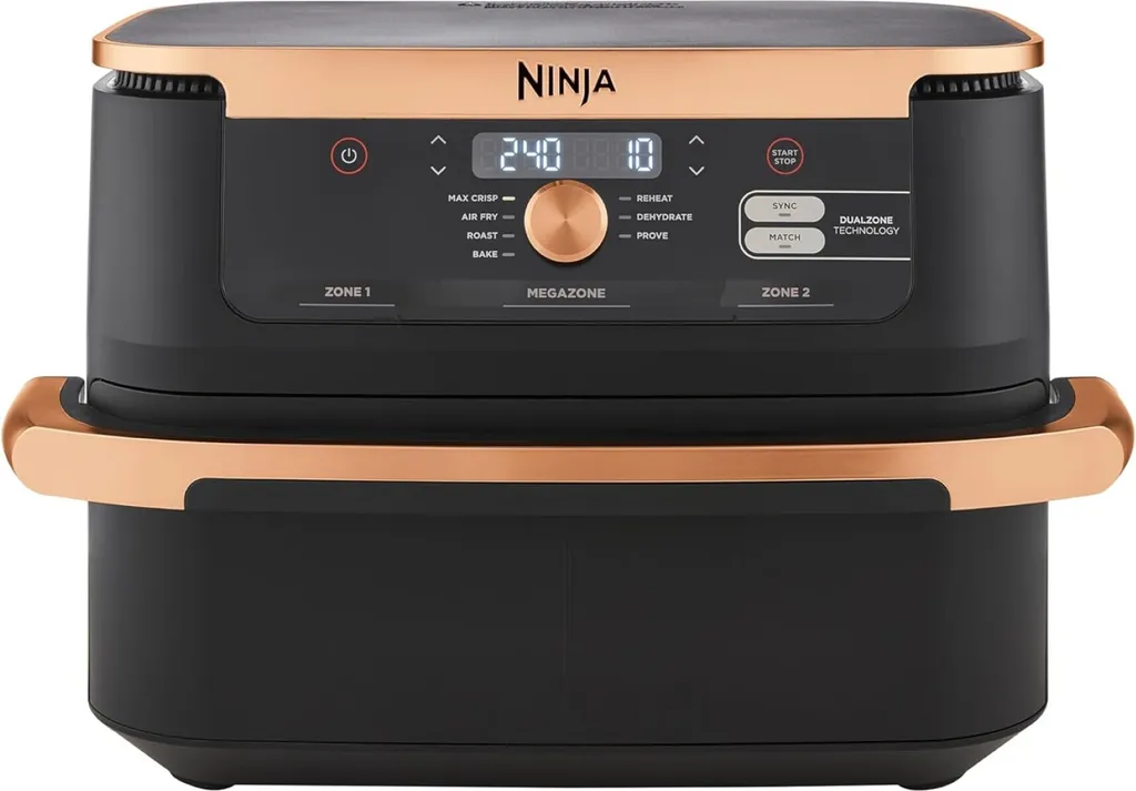 Ninja Foodi FlexDrawer AF500EUCP Friteuse à air 10,4 L Dual Zone - Noir