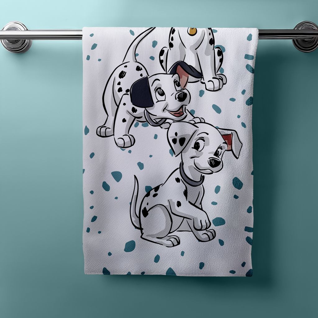 Disney 101 Dalmatiner Badetuch spielen 70 x 140 cm Produktbild 