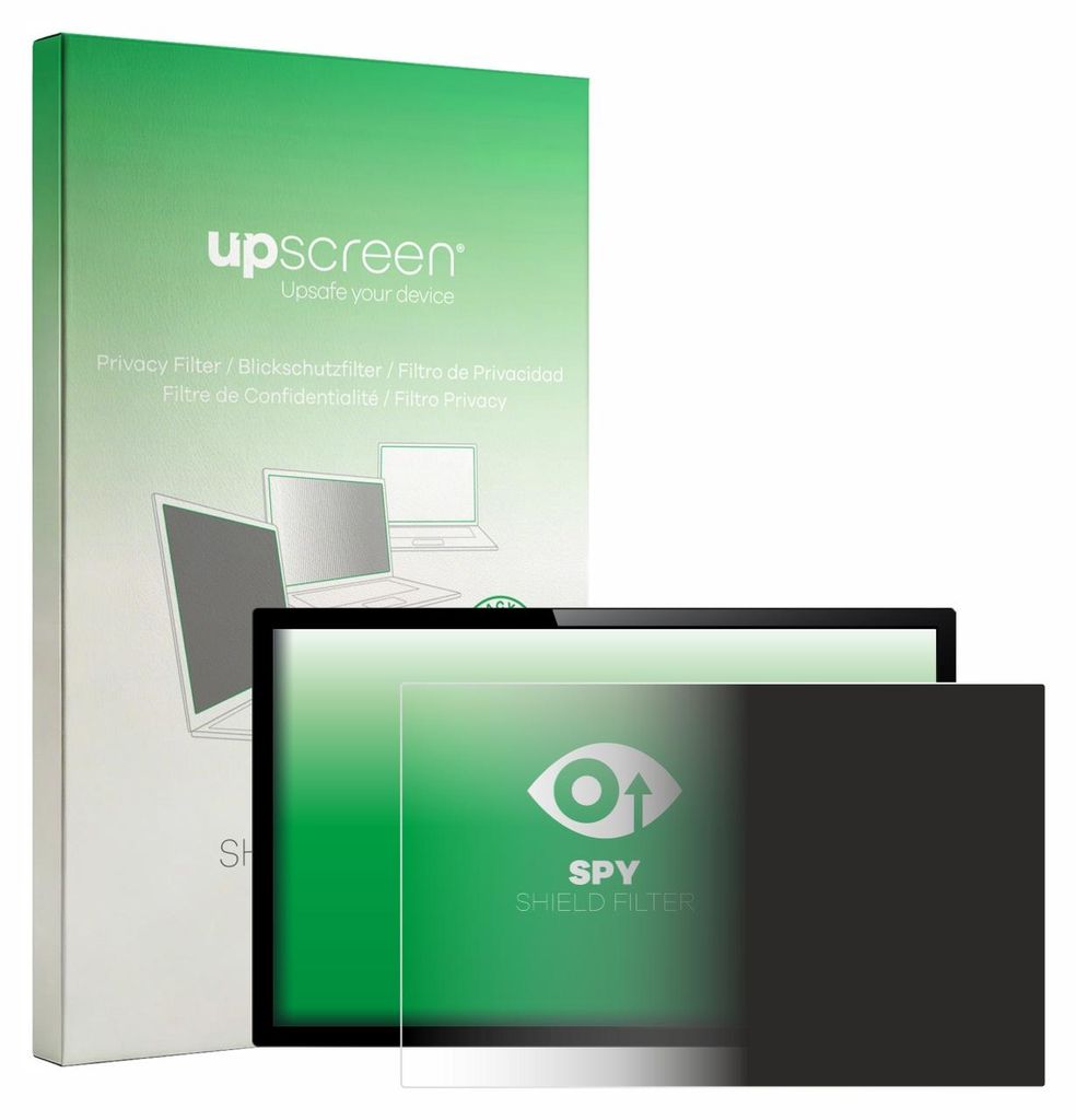 upscreen Blickschutzfilter für Touch-Panel PCs mit 38.9 cm (15.3 Zoll) Displays 329 x 205.6 mm Anti-Spy Privacy Filter Sichtschutz Blaulicht-Schutz