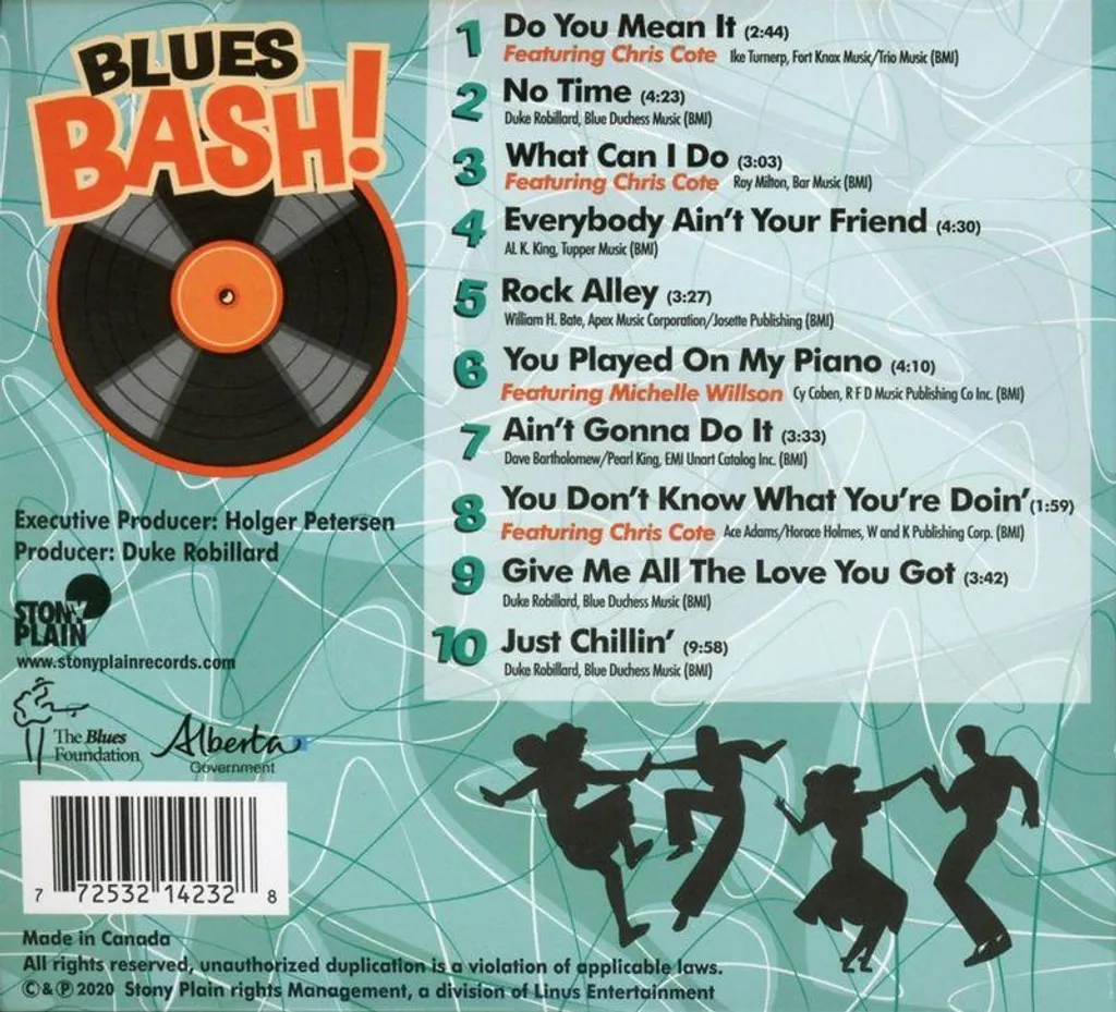 Retrouvez le Son Blues Authentique - CD Blues Bash Duke Robillard - 2