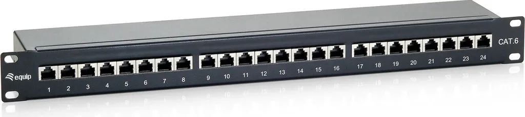 Patch Panel 24x RJ45 Cat6 FTP Equip Premium 19 Pollici - Offerta Online