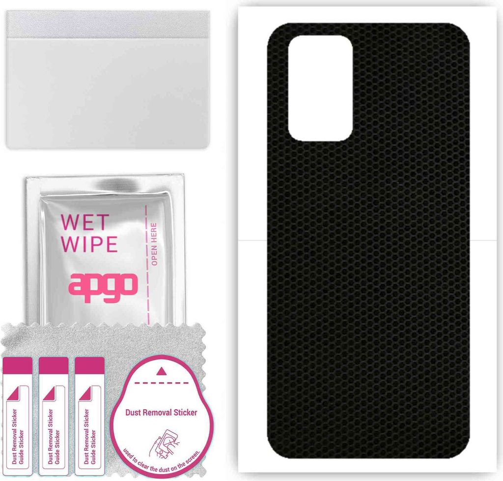 apgo Rückseite Schutzfolie, Skin, kompatibel mit Realme GT Neo Flash, Hinten Displayschutzfolie aus Vinylfolie, kratzfest, einfache Montage - Matrix