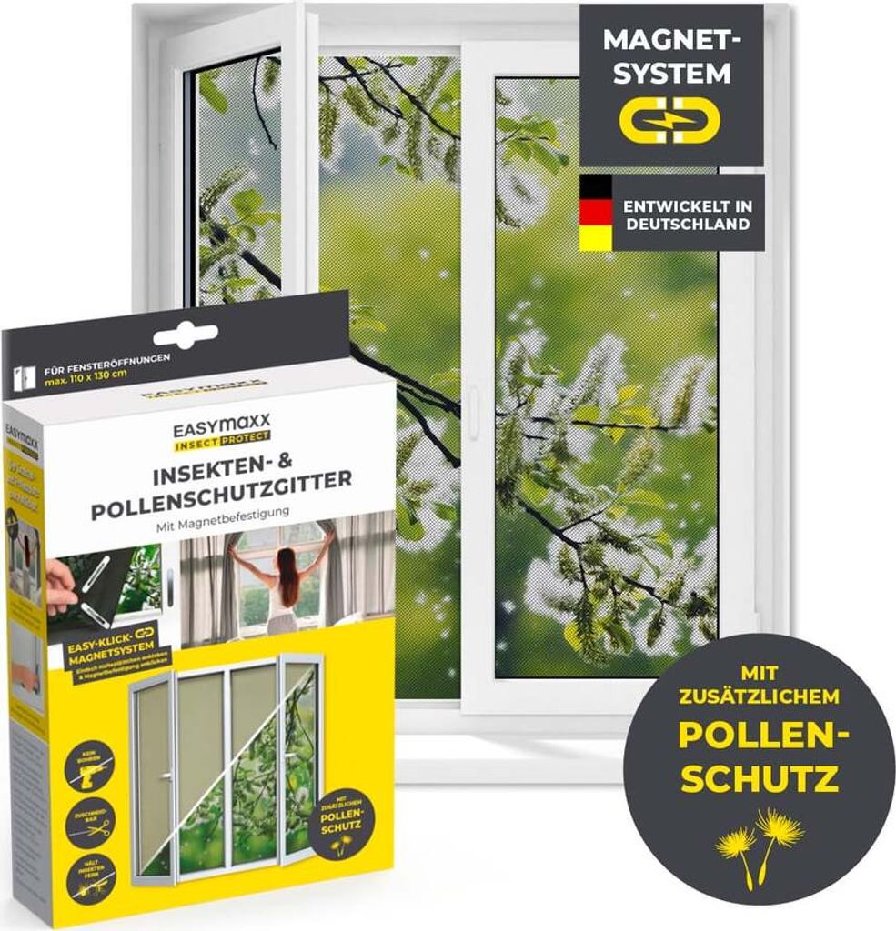 EASYmaxx Insect Protect Insekten- & Pollenschutz, Magnet - Produktbild 