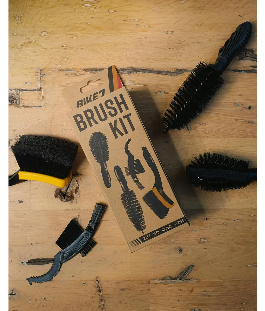 Brosse Bike7 Argent One Size : éliminez facilement la graisse sur votre vélo