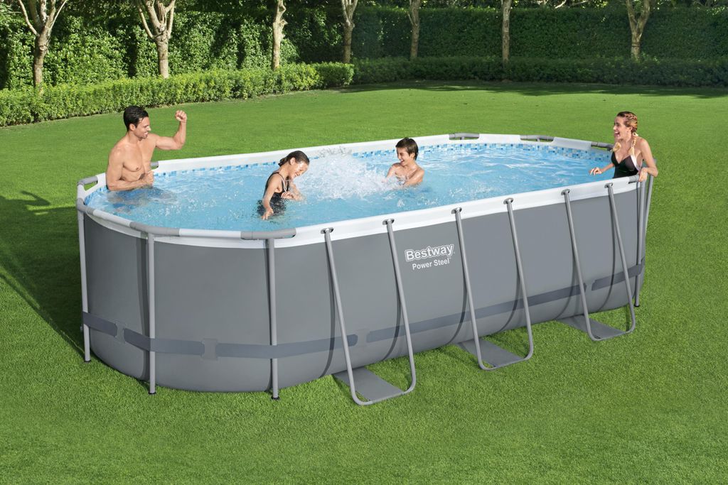 Bestway® Power Steel™ Frame Pool Komplett-Set | Swimmingpools