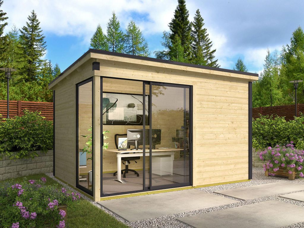 Fjordholz Gartenhaus Modell Amrum-2