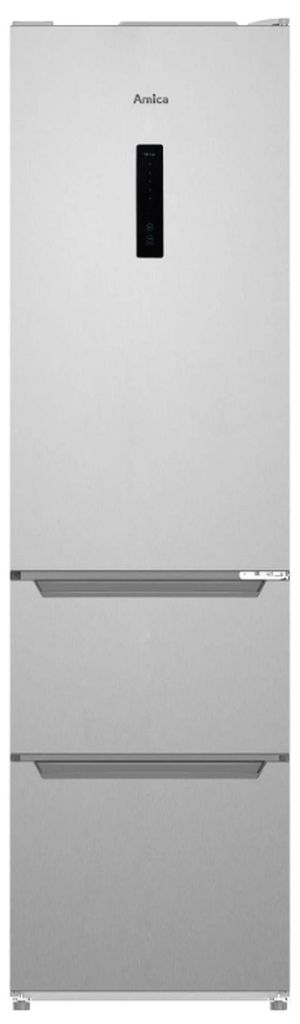 Amica - KGCN 389 150 E - Kühl-Gefrierkombination - Edelstahl - NoFrost