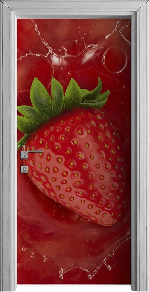 Tür Selbstklebende 90x210 cm Türfolie Türtapete Klebefolie - Farbige Früchte