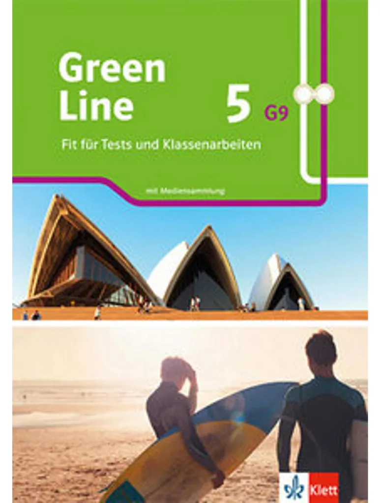 Cahier d'exercices d'allemand Green Line 5 G9 avec média et corrigés
