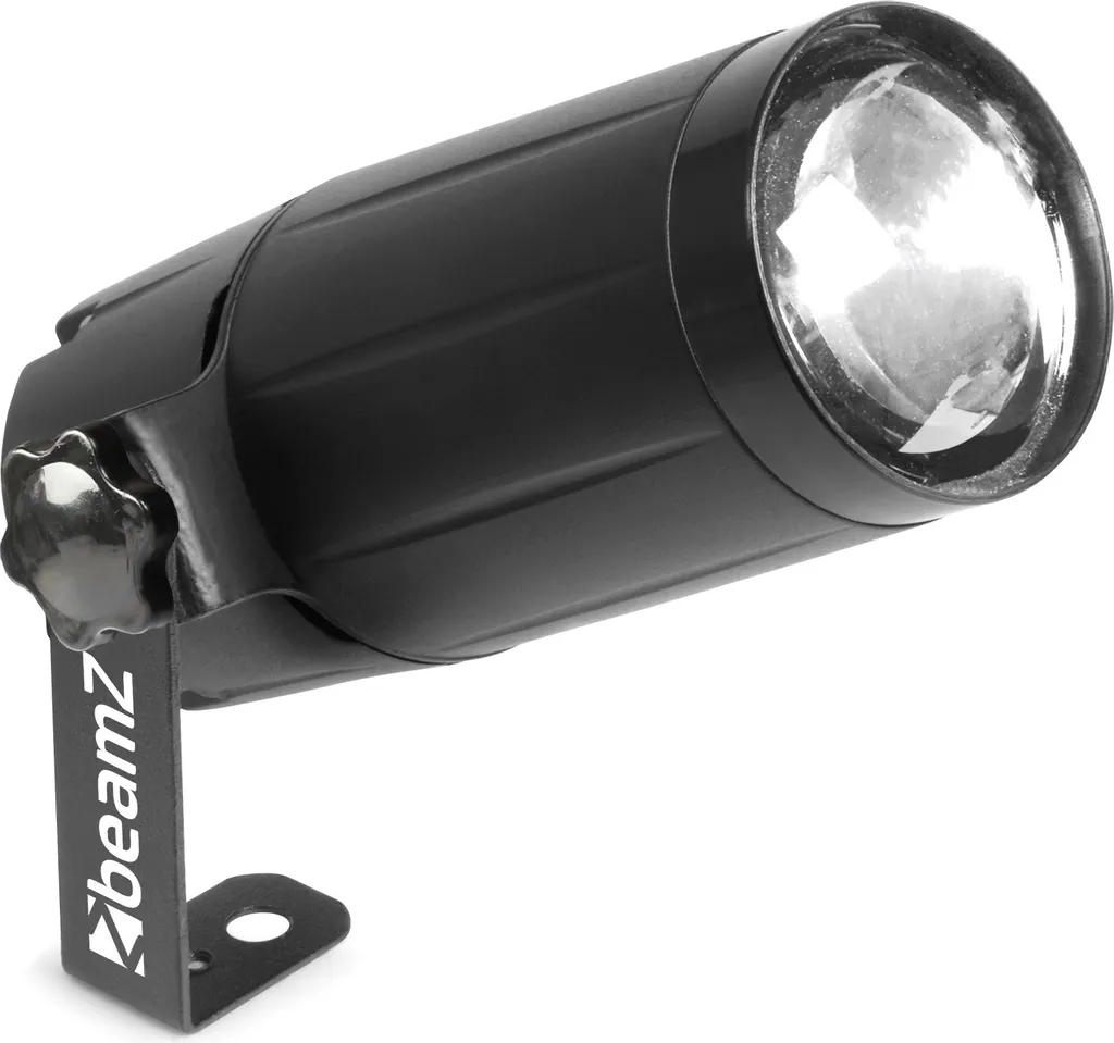 BeamZ PS6WB PinSpot LED 6W Bianco | Faretto Compatto per Mirror Ball e Show