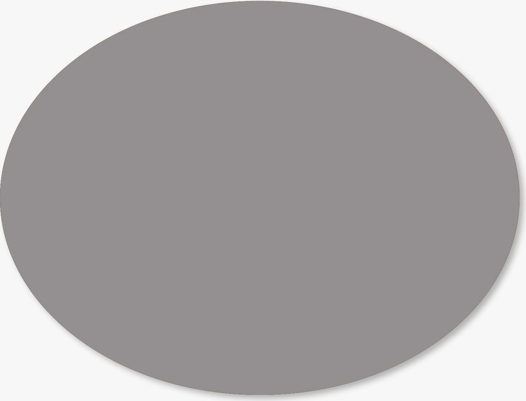10 x PresentFill Geschenkboden - Größe M - Dekoplatten oval, Schiefergrau