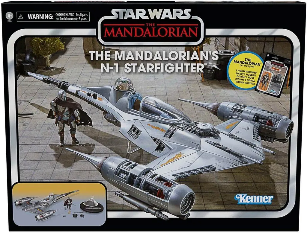 Vaisseau Starfighter N-1 Mandalorian avec Figurine de Collection Hasbro