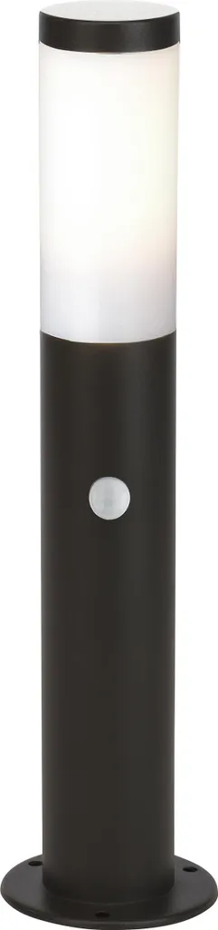 Lampe d'Allée Extérieure 45cm avec Capteur de Présence Noire Borne Dody