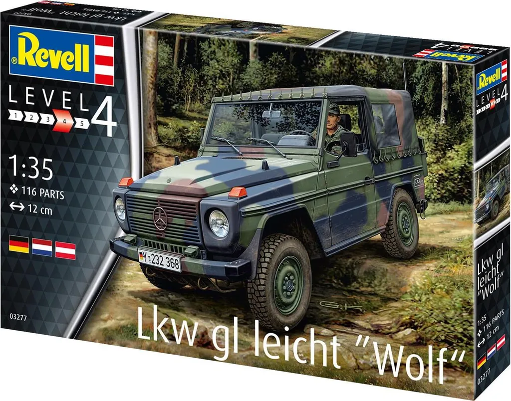 Maquette Revell Lkw gl leicht Wolf 1:35 - Kit de Modélisme Militaire