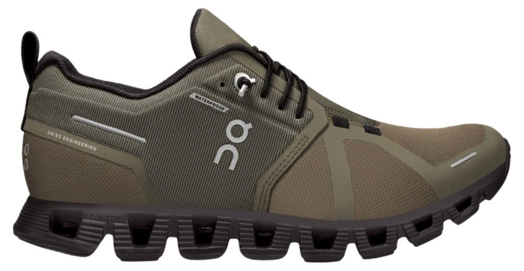 ON CLOUD 5 WATERPROOF Damenschuhe - Sportschuhe grün Produktbild 