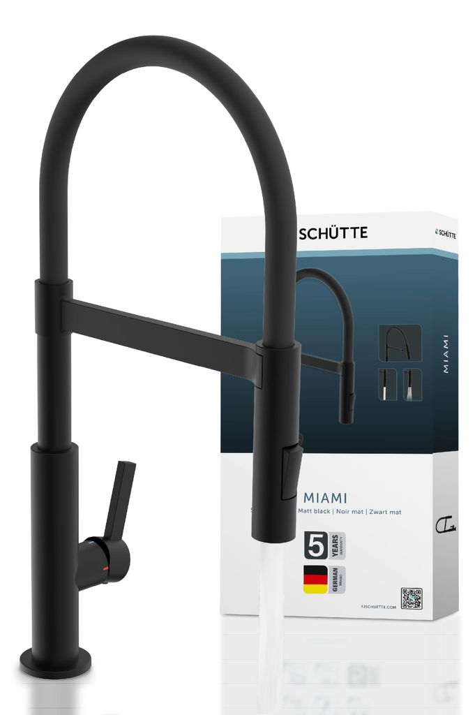 79147U MIAMI Spültischarmatur, Schwarz matt, mit Soft-Touch Produktbild 