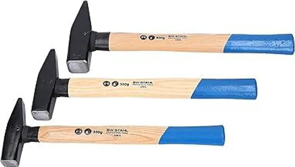 Set 3 Martelli SW-Stahl 50930L Norma DIN 1041 Manico Anti-Rottura