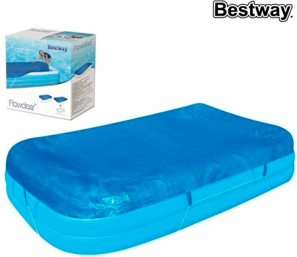 Bestway 58108 Couverture Piscine 340x230 cm Bâche de Protection Bleue