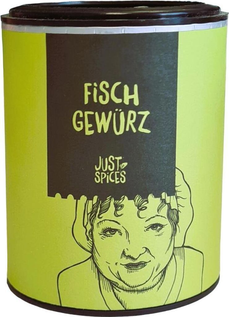 Just Spices FISCH GEWUERZ 80G Dose Produktbild 