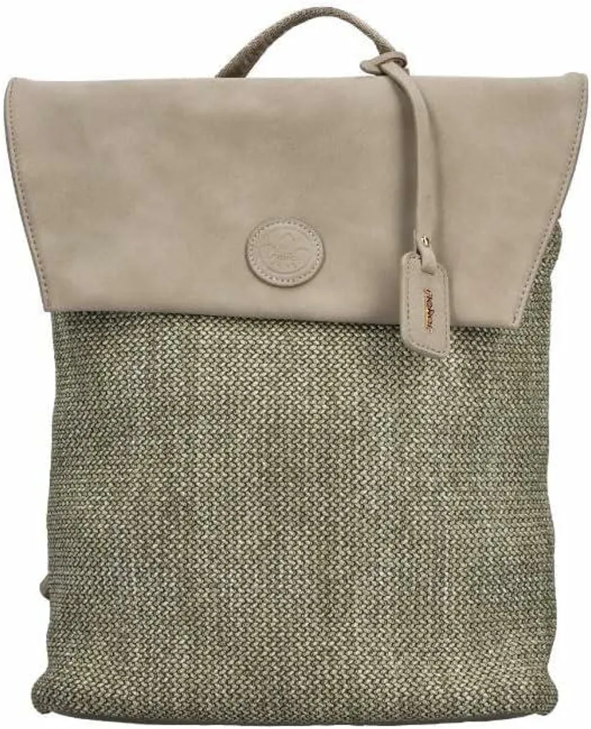 Sac à dos citadin Rieker vert pour femme, format pratique et élégant