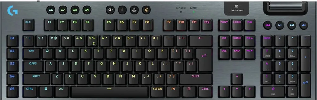 Clavier Gamer Mécanique Logitech G915 X Sans Fil Noir Ultra-Fin LIGHTSPEED