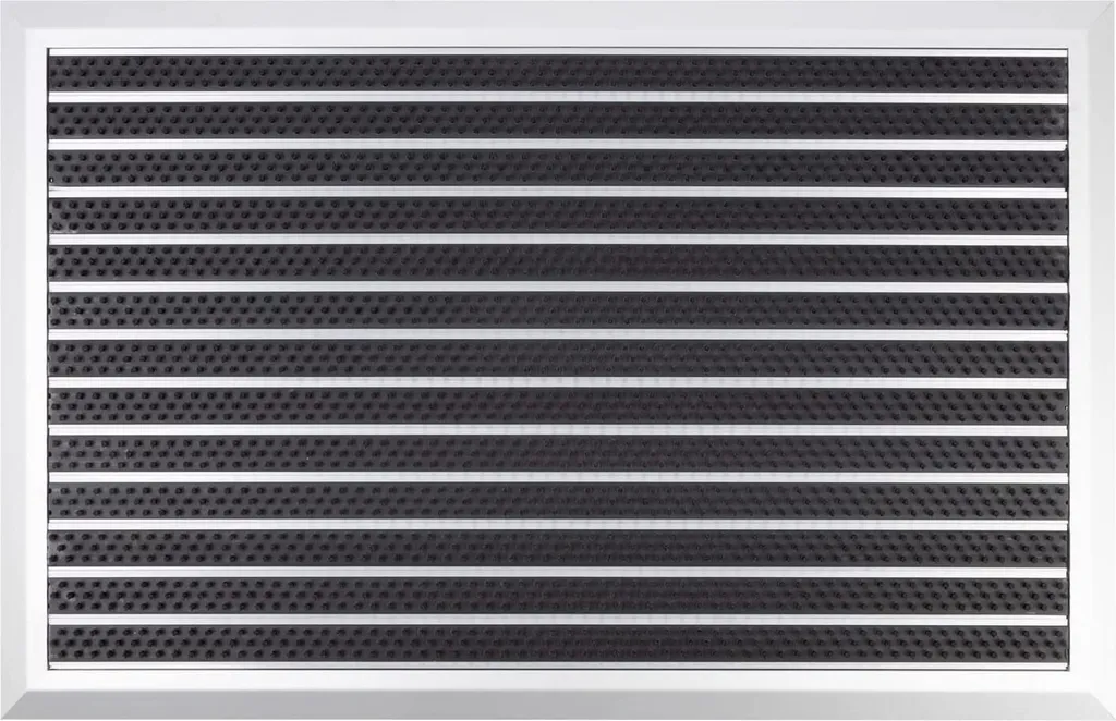 Paillasson aluminium Spectral avec brosses 47x68 cm - Tapis d'entrée Pro