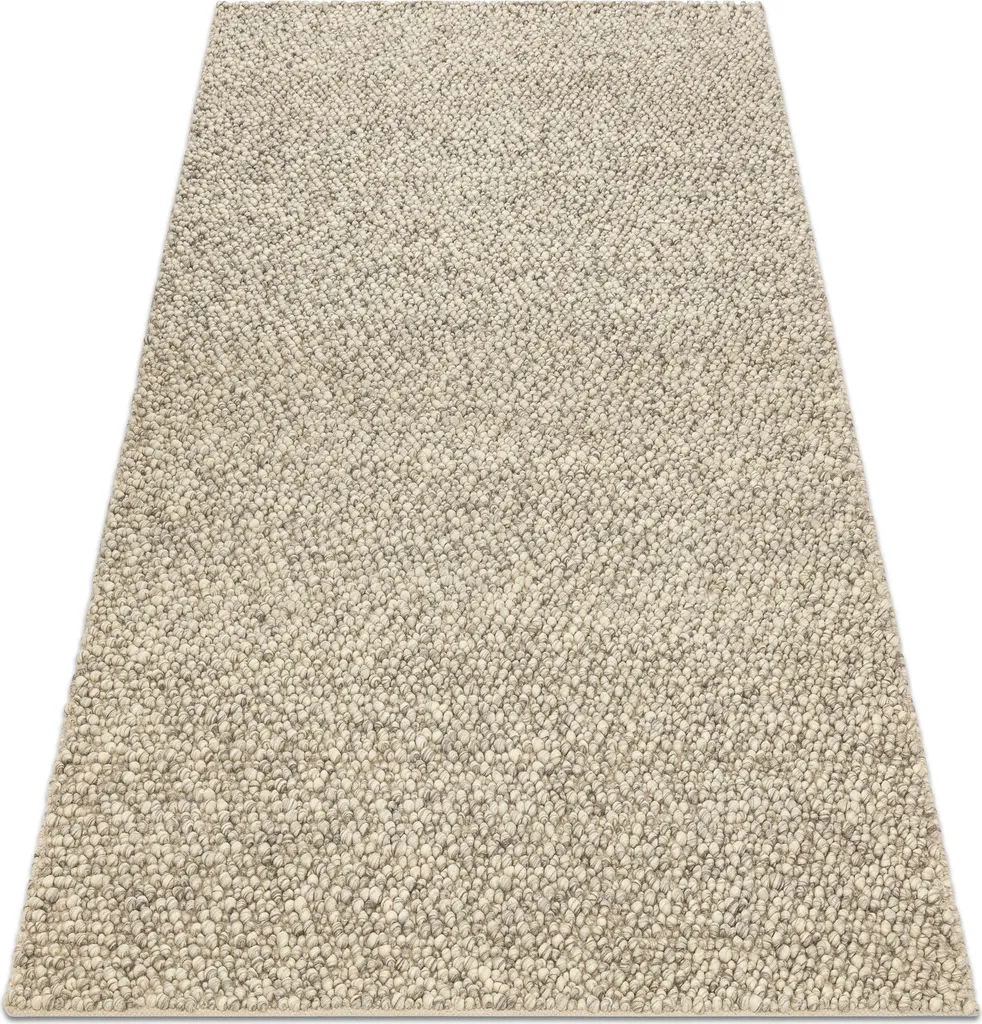 Tapis de chambre en laine grise 120x180 cm - Confort Tahar 99005G