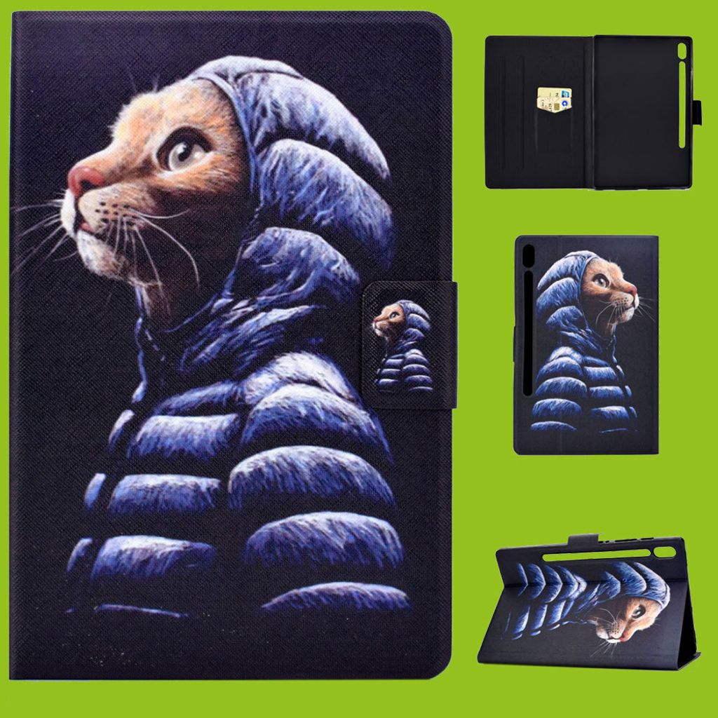 Für Samsung Galaxy Tab A 10.5 T590 / T595 2018 Motiv 53 Tasche Kunst Leder Hülle Etuis