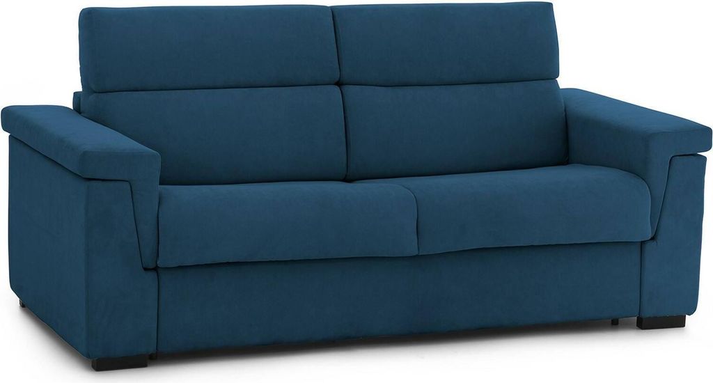 Tenna - Schlafsofa 2-Sitzer, 185x95 cm blau, abziehbar Italy