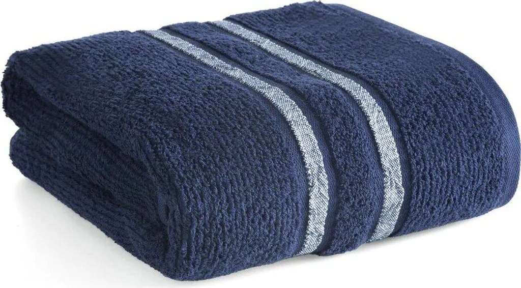 Telo Doccia Eurofirany 70x140 cm Blu Cotone Decorativo Luxury