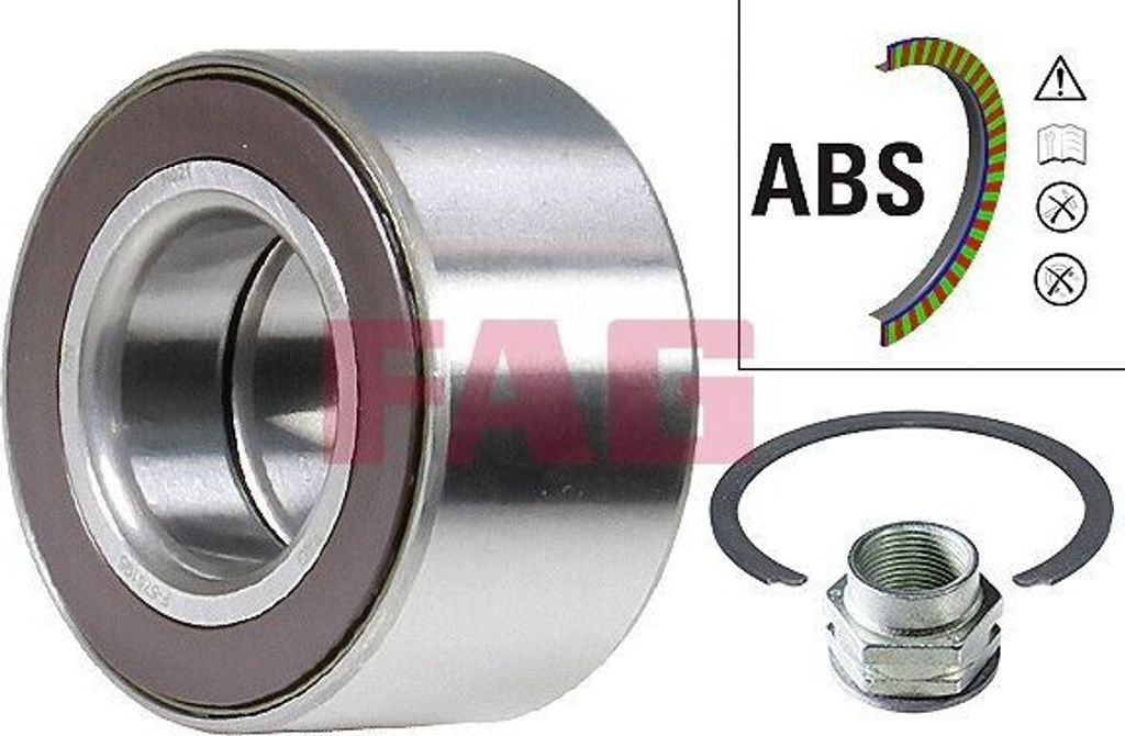 FAG Radlagersatz Vorne für FIAT Strada Pickup (178) 72mm 713 6903 50