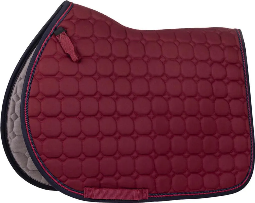 Sottosella QHP Florence Bordeaux Taglia Eventing: Design Esclusivo - 3