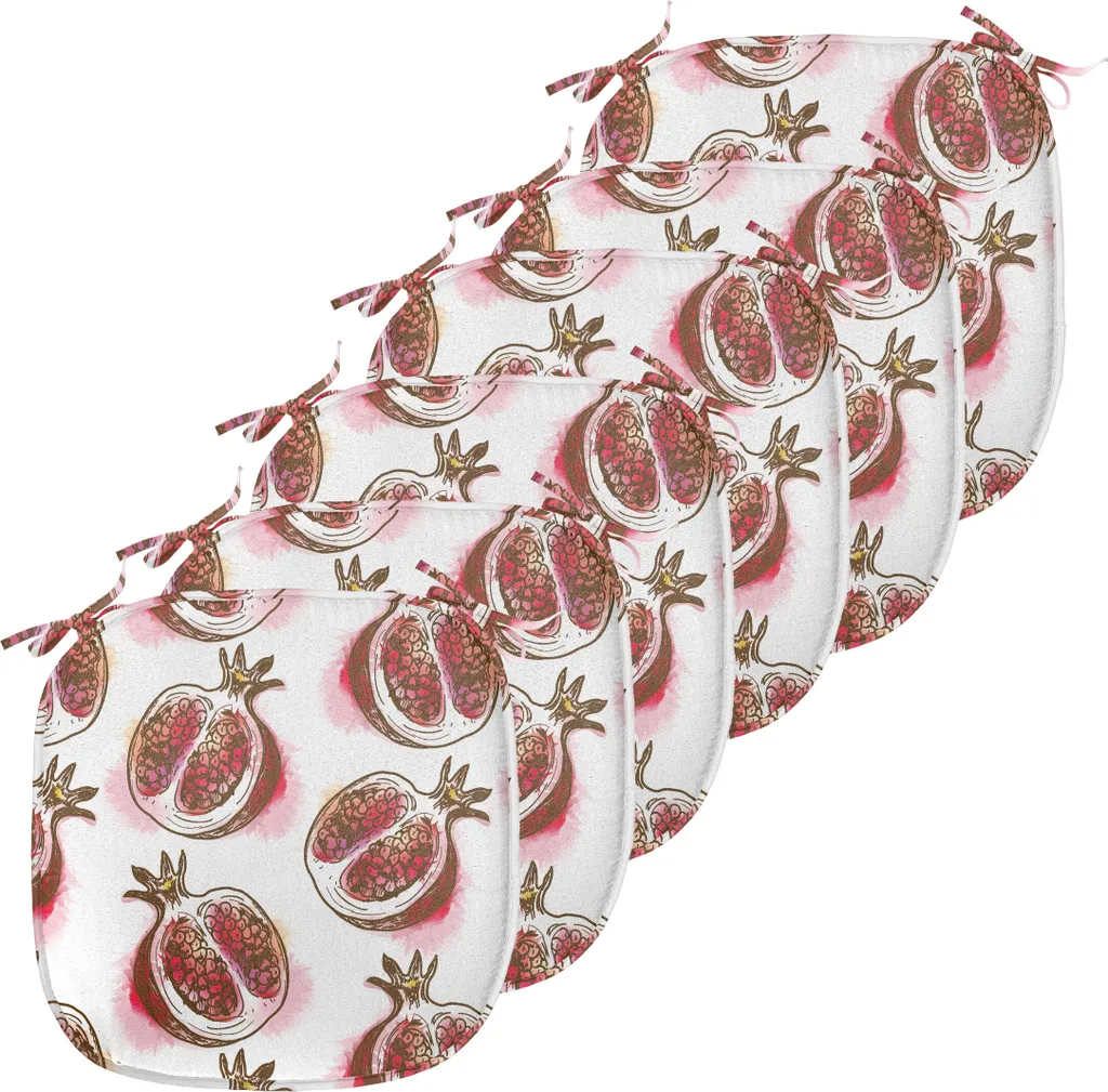 Coussins pour Chaises de Salle à Manger Carrés 40x40 cm Décoration Lot 6