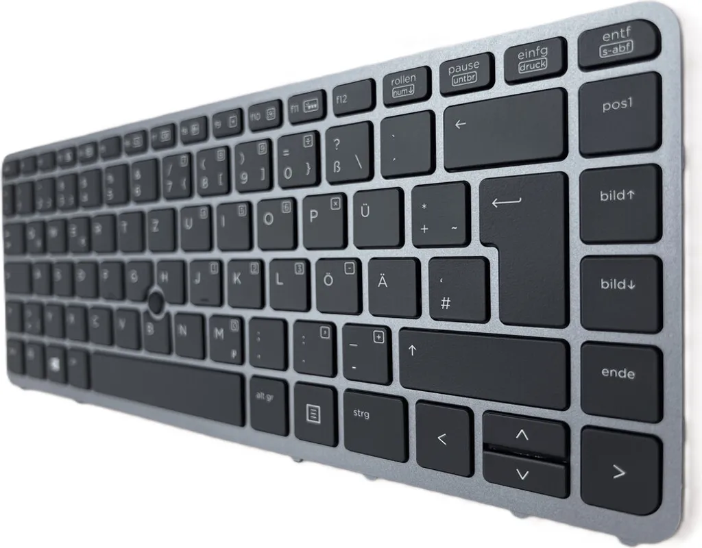 Clavier HP EliteBook 840 G1 AZERTY avec cadre argenté et rétroéclairage