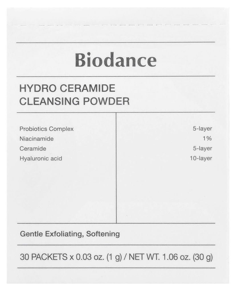 BIODANCE Hydro Ceramide Cleansing Powder, 30 Stk. (30 g) – sanftes Reinigungspulver