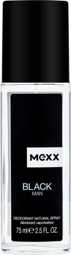 Mexx Black Man deodorant s rozprašovačem pro muže 75 ml Zdjęcie produktu 