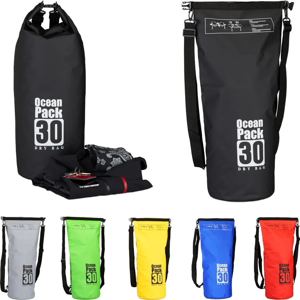 OFFERTA: Sacca Stagna Relaxdays 30L - Protezione Professionale Prezzo Top