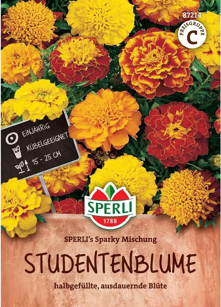 SPERLI Studentenblumensamen Sparky 50 Pflanzen Produktbild 