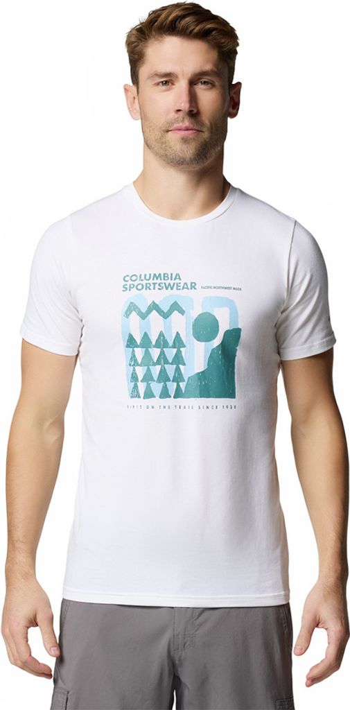 Columbia Sun Trek Graphic Kurzarm-t-shirt Weiß 2XL Mann Weiß 2XL