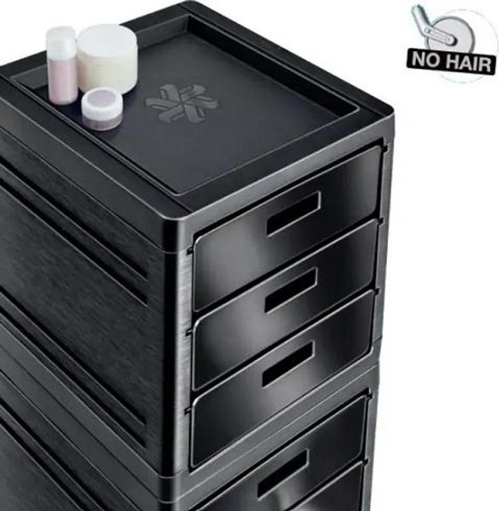Ceriotti My Black Friseurwagen Mit 6 Schubladen Und Innovativen Rädern
