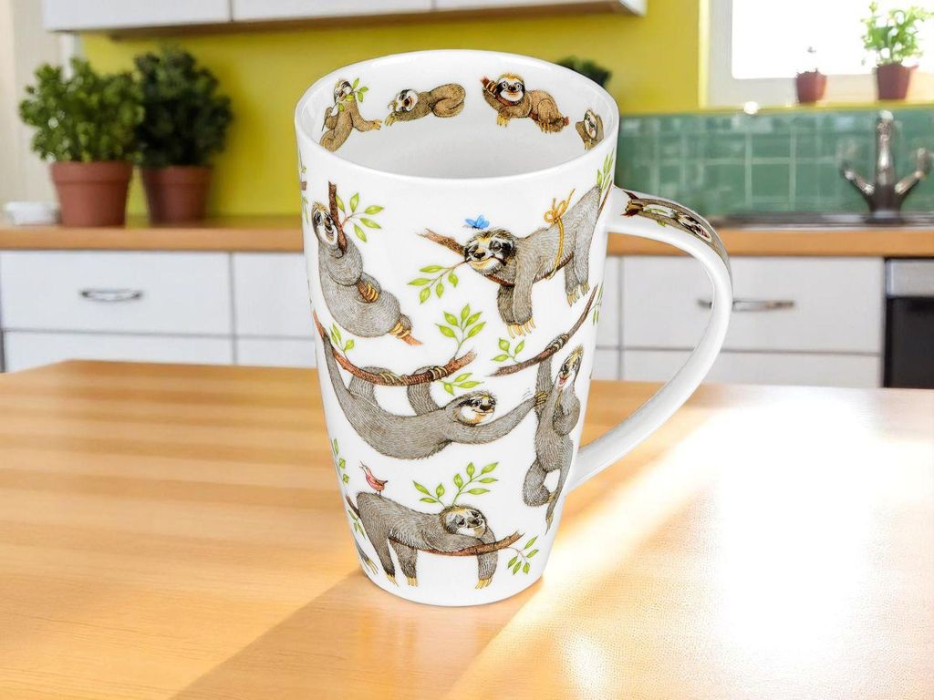 DUNOON Becher Henley It's a Sloths Live Faultiere 600 ml Produktbild 