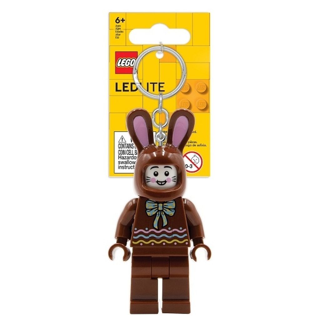 Breloc z diodą LED LEGO – Czekoladowy Zajączek Zdjęcie produktu 